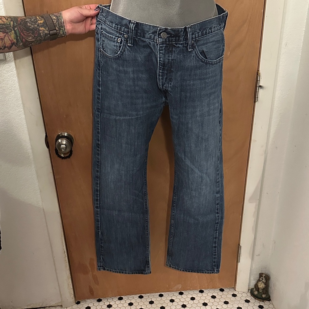 Levi's 527 Boot Cut Denim Jeans - Dark Blue